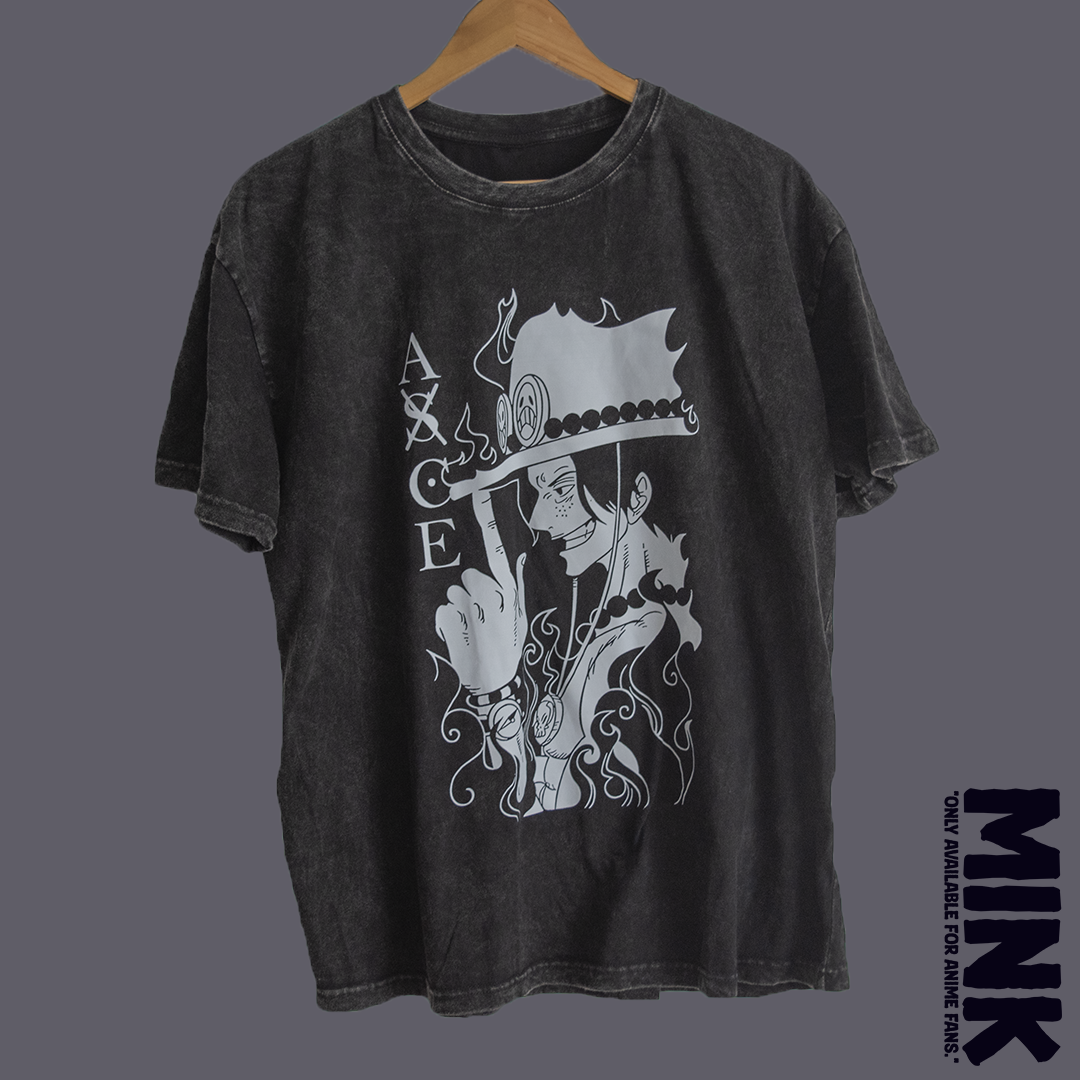 Polera Oversize Anime - Portgas D. Ace – "Puño de Fuego" 🔥👒